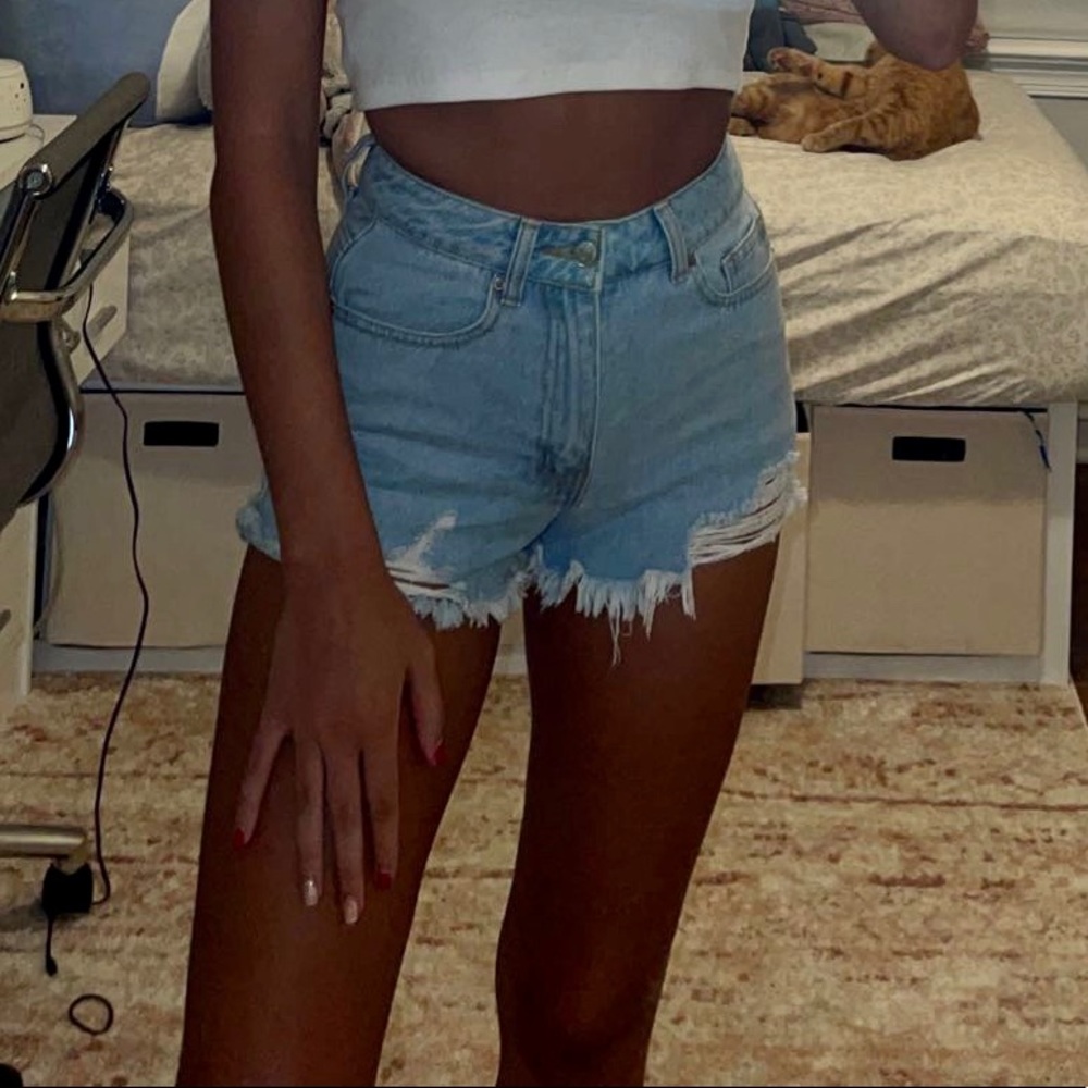 Light Jean Shorts